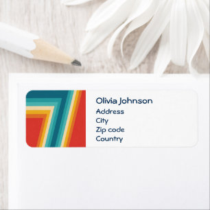 Farbige Retrostreifen - 70er, 80er