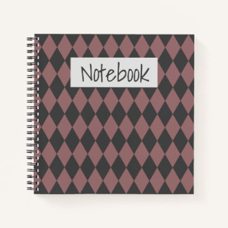 Farbige Rhombus-Klassik Notizbuch