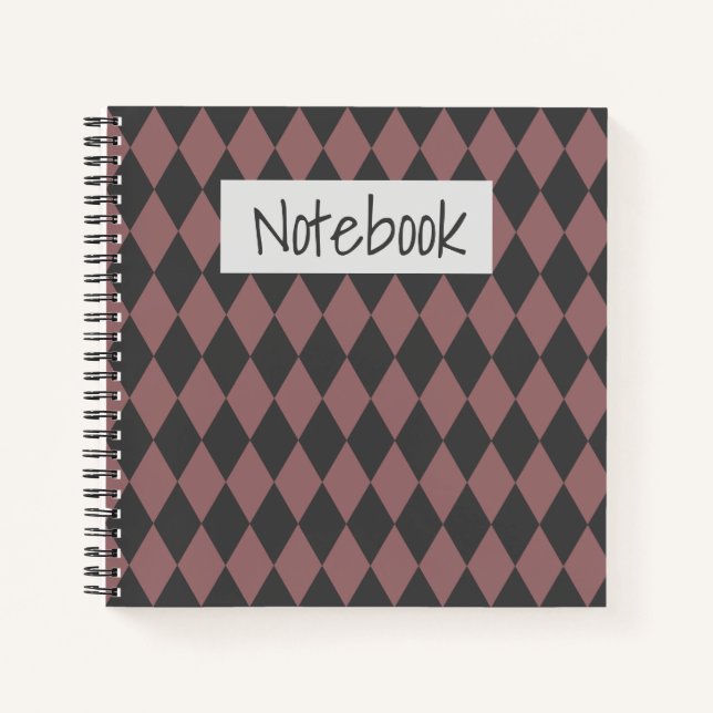 Farbige Rhombus-Klassik Notizbuch (Vorderseite)