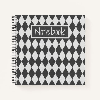 Farbige Rhombus-Klassik Notizbuch