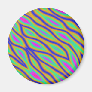 Farbige Ripples Magnet