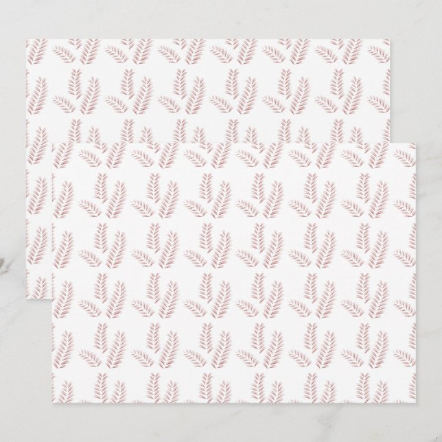 Farbige Rollen aus Packpapier mit verschiedenen Fo Dankeskarte (Vorne/Hinten)