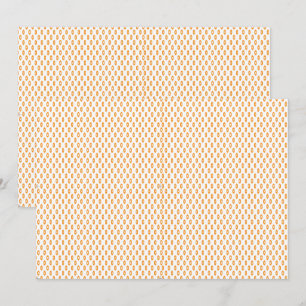 Farbige Rollen von Packpapier in verschiedenen Tei Dankeskarte