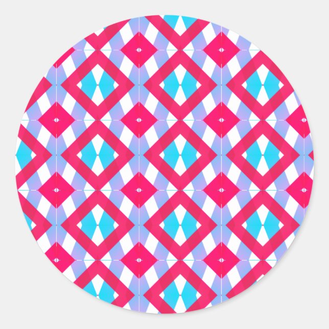 Farbige rosa, lila und blaue Aufkleber (Vorderseite)