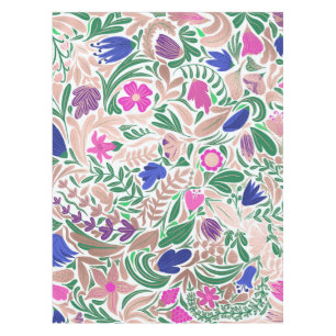 Farbige Rose Gold Blumenblätter Illustrationen Tischdecke