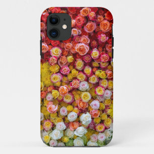 Farbige Rosen und Chrysanthemen Blumenverlauf  Case-Mate iPhone Hülle