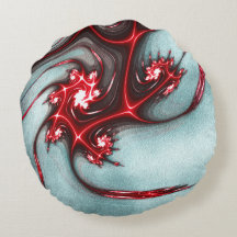 Farbige Rot-Fraktal-Eidechse über weiche, raue Tex