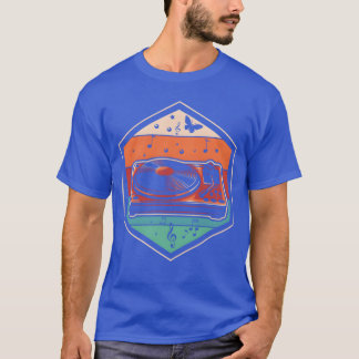 Farbige Schallplatten-Musik-Vinyl-Familie T-Shirt