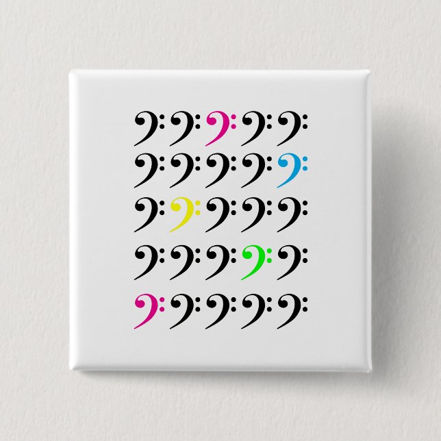 Farbige Schaltfläche für den Bass-Clef Button (Vorderseite)