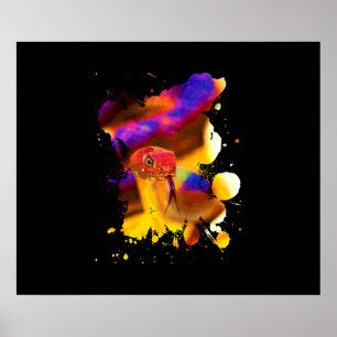 Farbige Schlange Poster