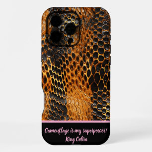 Farbige Schlangenhäute zeigen die Kunst der Natur iPhone 16 Pro Max Hülle