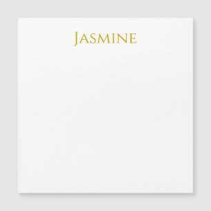 Farbige Schlichte Minimalistische Magnetkarte