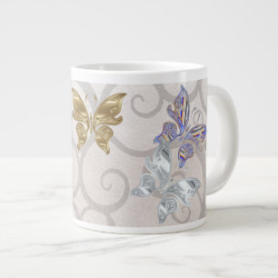 Farbige Schmetterlinge Jumbo-Tasse