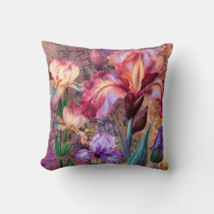 Farbige Schmetterlings-Iris-Wurfkissen Kissen