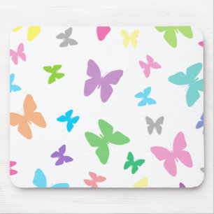 Farbige Schmetterlingskunst Mousepad