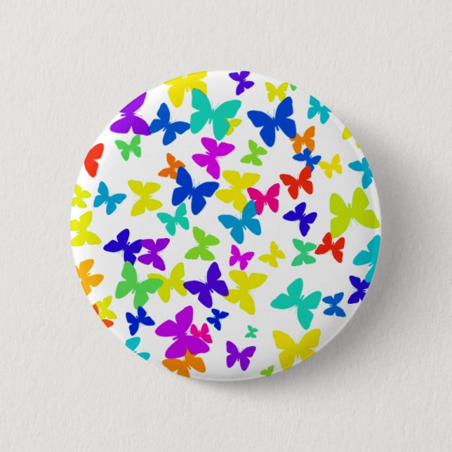 Farbige Schmetterlingstaste Button (Vorderseite)