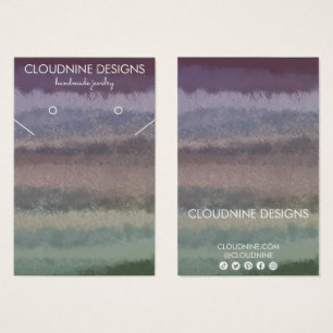 Farbige Schmuckkarte für die Ohrring-Kette