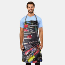 Farbige Schraubenzieher Schürze