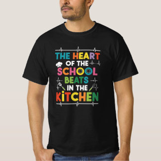 Farbige Schulkoch- und Chef-Design T-Shirt