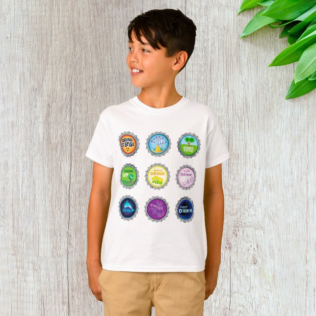 Farbige Seidenflaschen T-Shirt (Von Creator hochgeladen)