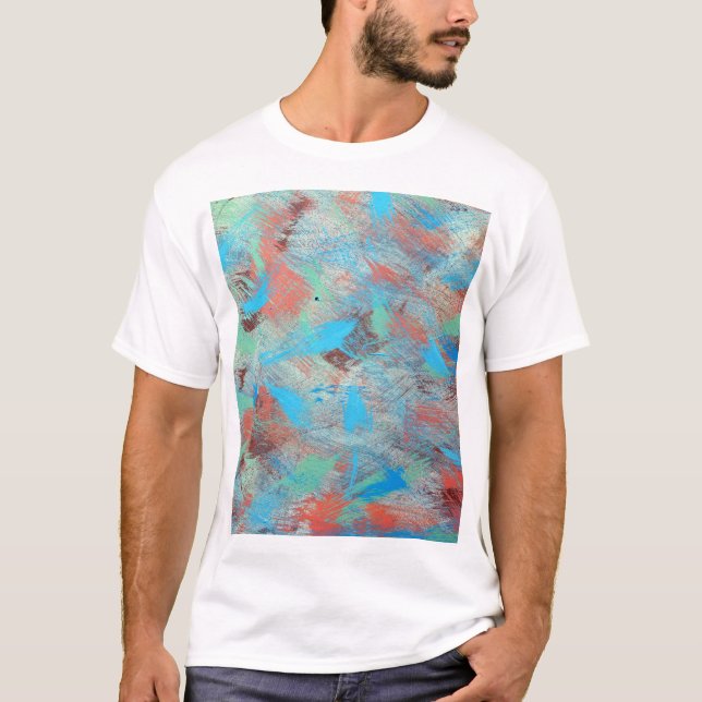 Farbige Serien: abstrakte Hintergrundtextur. T-Shirt (Vorderseite)