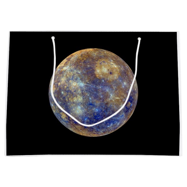 Farbige Sicht auf Quecksilber Große Geschenktüte (Vorderseite)