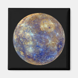 Farbige Sicht auf Quecksilber Magnet