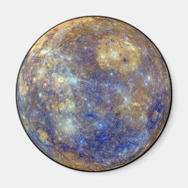 Farbige Sicht auf Quecksilber Magnet