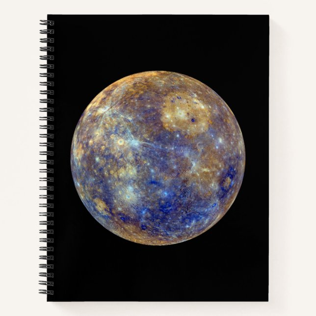 Farbige Sicht auf Quecksilber Notizbuch (Vorderseite)