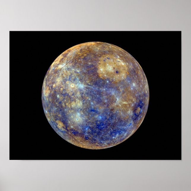 Farbige Sicht auf Quecksilber Poster (Vorne)