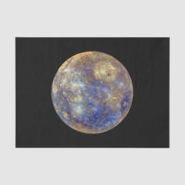 Farbige Sicht auf Quecksilber Seidenpapier