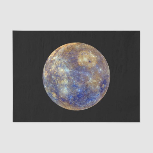 Farbige Sicht auf Quecksilber Seidenpapier (Vorderseite)