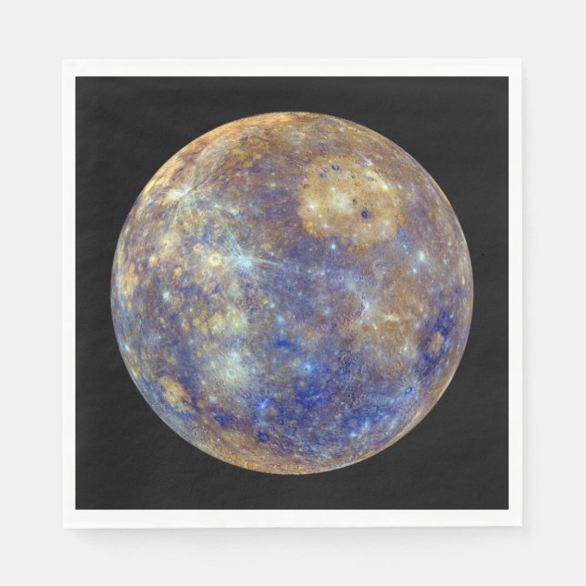 Farbige Sicht auf Quecksilber Serviette (Vorderseite)