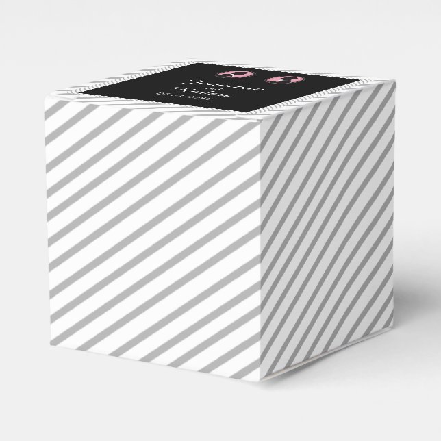 Farbige Silhouetten Gay Gastgeschenk Hochzeit Box Geschenkschachtel (Vorderseite)