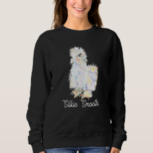 Farbige Silkies Smooth Sikie Chick Fluffy Hühnchen Sweatshirt