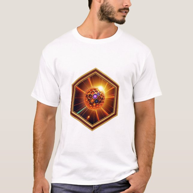 Farbige Solarphotonen T-Shirt (Vorderseite)