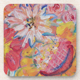 Farbige Sonnen von Lydia's Art Sangria Getränkeuntersetzer