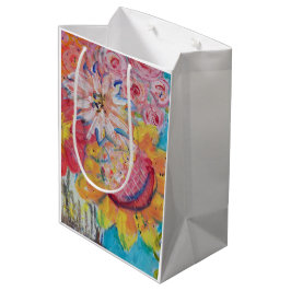 Farbige Sonnen von Lydia's Art Sangria Mittlere Geschenktüte