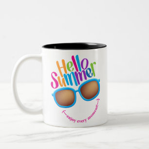 Farbige Sonnenbrille für den Sommer Zweifarbige Tasse