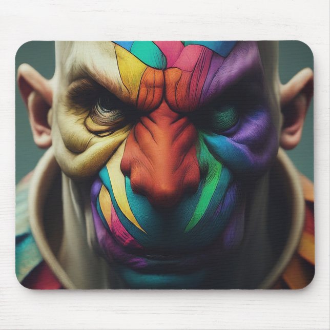 Farbige Soul-Maske Mousepad (Vorne)