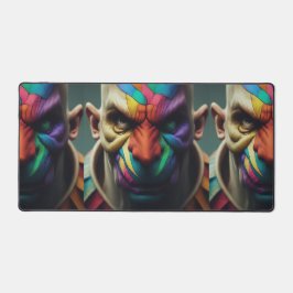 Farbige Soul-Maske Schreibtischunterlage