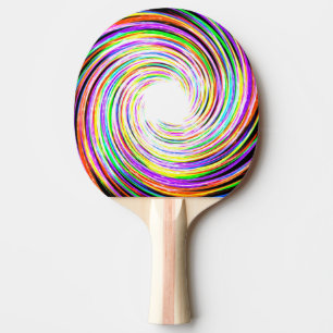 Farbige Spark Swirl Ping Pong Paddle Tischtennis Schläger