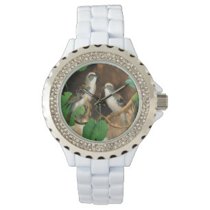 Farbige Sparrows Armbanduhr