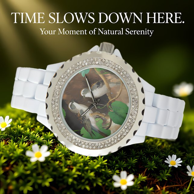 Farbige Sparrows Armbanduhr (Von Creator hochgeladen)