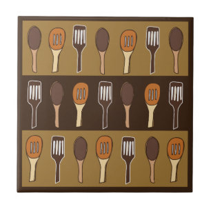 Farbige Spatula Küchen Kochutensilien Fliese