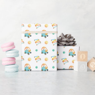 Farbige Spielwiese Geschenkpapier