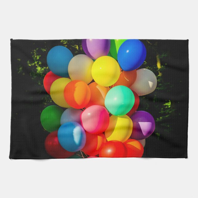 Farbige Spielzeugballoons Handtuch (Horizontal)