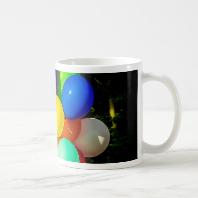 Farbige Spielzeugballoons Tasse (Rechts)