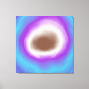 Farbige Spirale abstrakte Acrylmalerei Leinwanddruck