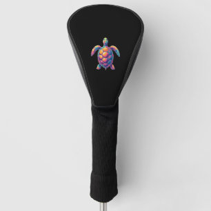 Farbige Spritz-Ost-Schmuckschildkröte (2) Golf Headcover